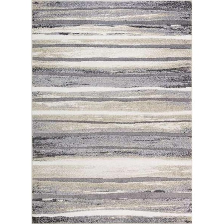 Mobiliario 6 ft. 7 in. x 9 ft. 3 in. Retro Soft Rectangle Area Rug - Ivory - 6'7in. x 9'3in. MO2845481